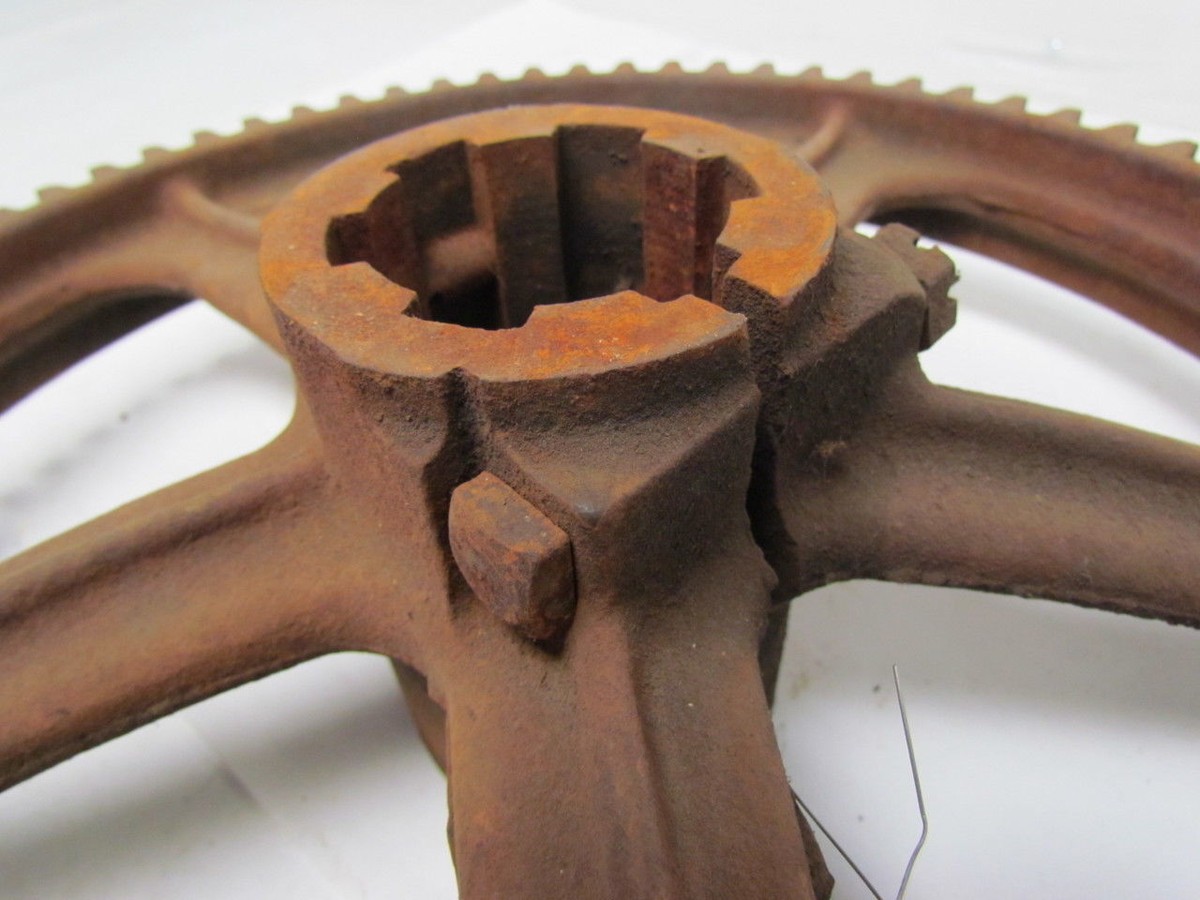 Vintage Industrial Machine Farm Gear Decor Antique | eBay