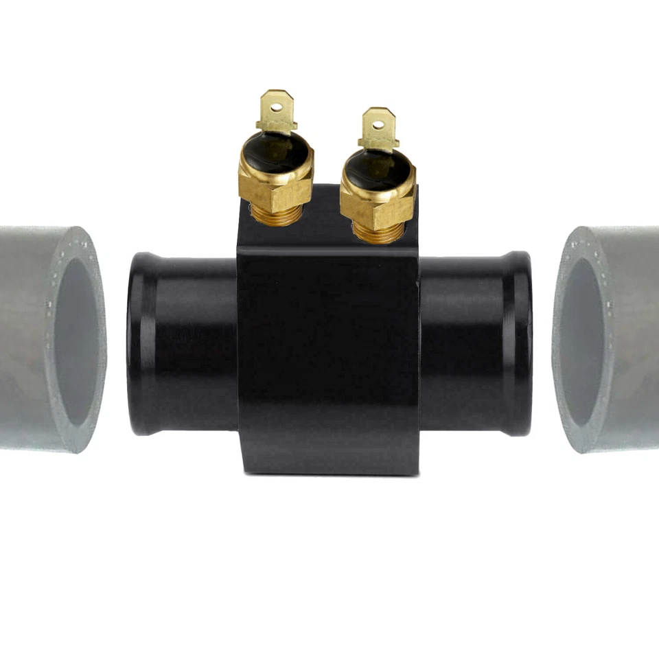 44MM/1.75IN 2-STAGE RADIATOR HOSE ADAPTER DUAL ELECTRIC FAN TEMP SWITCH WIRE KIT - Image 3 of 4