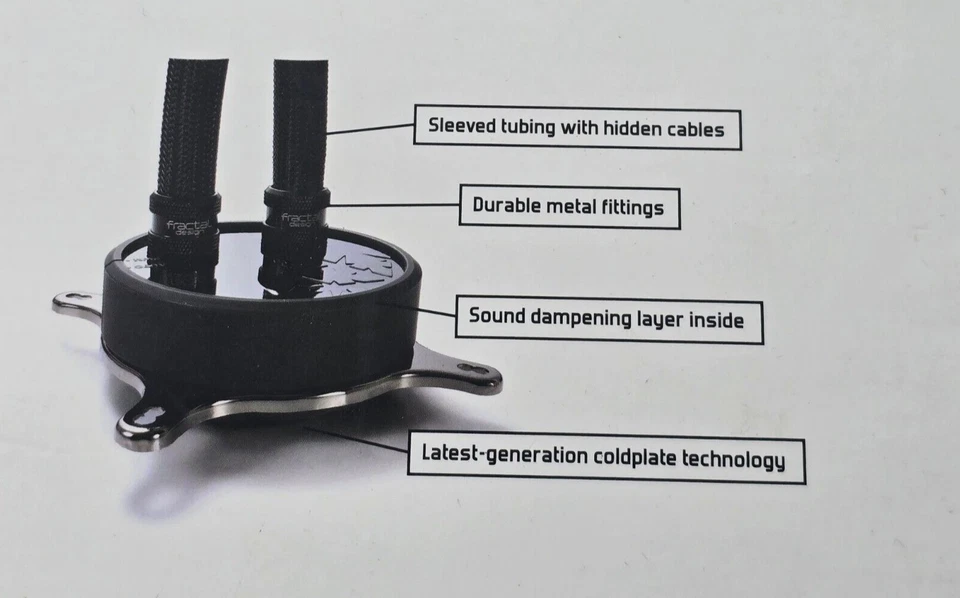 Fractal Design Celsius S24 Pre-filled CPU Water Cooling System open Box - Image 3 of 4