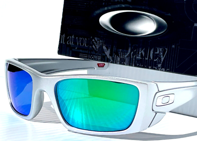 NEW Oakley FUEL CELL X-Silver POLARIZED Galaxy Jade Lens Sunglass