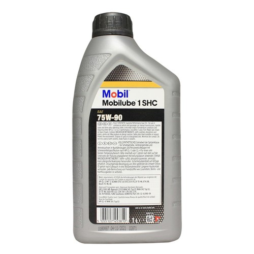 Mobil Mobilube 1 SHC 75W90 75W90 Fully Synthetic Manual Gearbox Oil 1