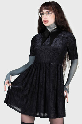 KILLSTAR Minikleid Convent Cutie gothic mesh Cathedral Kathedrale hexe vampir 