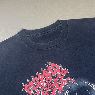 90s MORBID ANGEL ヴィンテージ ロンt デスメタル ロックt 90s MORBID ANGEL ヴィンテージ ロンt デスメタル ロックt トップス