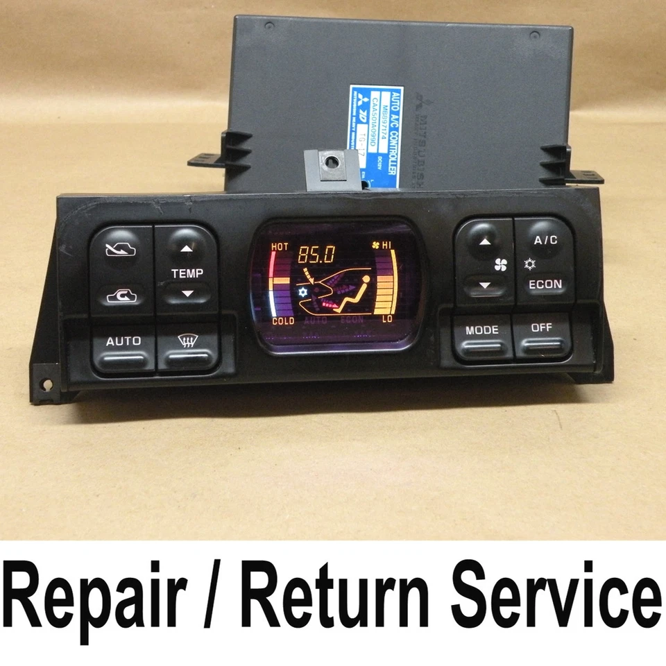 Mitsubishi 3000GT 1991-1997 control de clima de temperatura digital servicio de reparación de aire acondicionado Foto 2 de 3