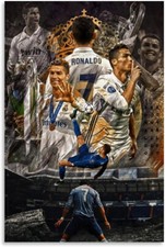 Qth Cristiano Football Ronaldo Poster Soccer Wall Art Posters And Bedroom Decor
