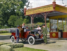 1919  San Francisco, Shell Oil Co. service station  14 x 11" Photo Print
