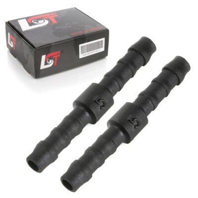 2x Schlauchverbinder Zwischenstück für Rohr und Schlauchverbindungen Ø 5 mm