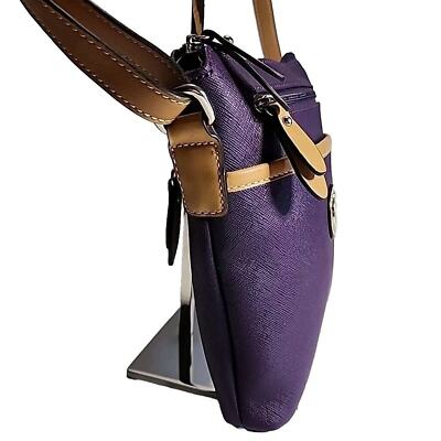 GIANI BERNINI Saffiano Purse Purple 10012302400 Plum
