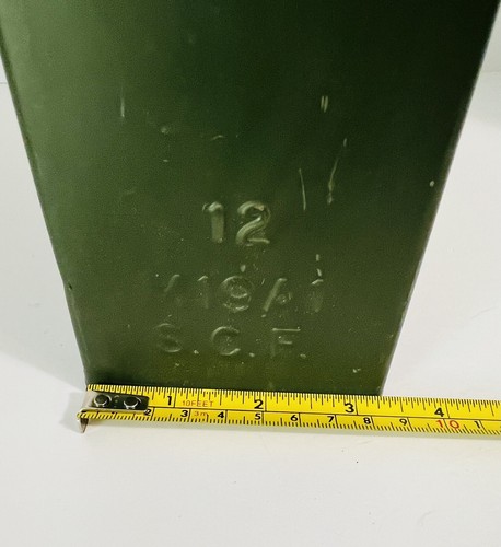 VTG Ammunition Box (EMPTY) 200 Cartridges 7.62mm M13 Cartons MILITARY GREEN - Picture 12 of 15