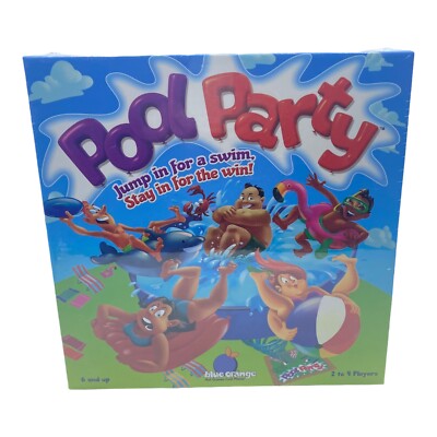 NEW! POOL PARTY Dexterity Family Board Game Blue Orange Games SEALED
