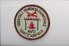 1969 MVC Lentz Airfield Fall Yandata Camporee patch