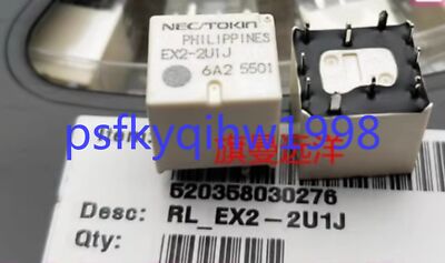 2 PCS NEW IN BOX EX2-2U1J NEC relay 10 pin