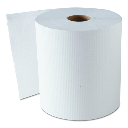 1820 Hardwound Roll Towels, White, 8" X 800 Ft (Case of 6)