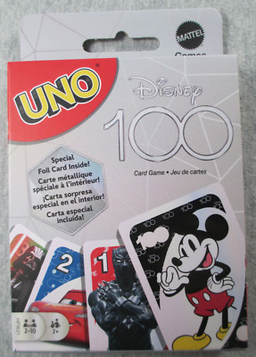 UNO : Disney 100 - Sealed Card Game - Mattel Games