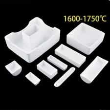 99% Alumina Crucible Al2O3 Aluminum Oxide Assay Crucible For Lab Laboratory Lot