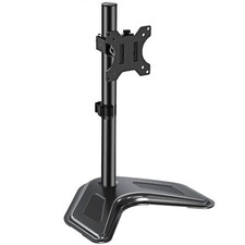 Single Monitor Stands Desk Free-Standing Swivel Tilt Rotation for 13''-32'' TVs