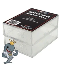 (6 Pack)(12 Total) BCW 50-Card Slider Plastic Box For Trading Cards FREE SHIP