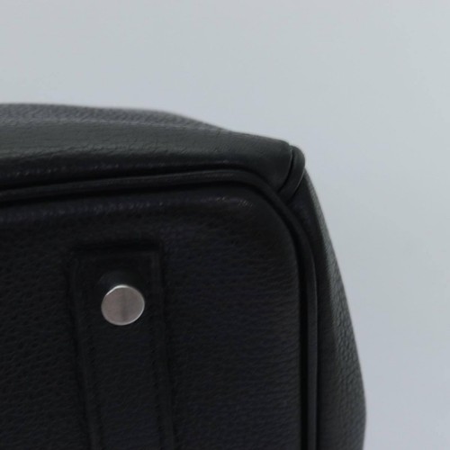 HERMES Birkin 35 Hand Bag Leather Black Silver Auth 89415 - Picture 13 of 24