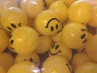 1" Smile Emoji Plastic Balls Vending Machine Toys 100 pieces Birthday Grab Bags