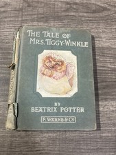 THE TALE OF MRS. TIGGY-WINKLE - BEATRIX POTTER - FIRST EDITION - 1905 - 1st