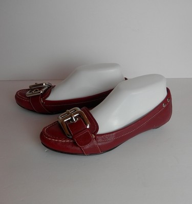michael kors red loafers