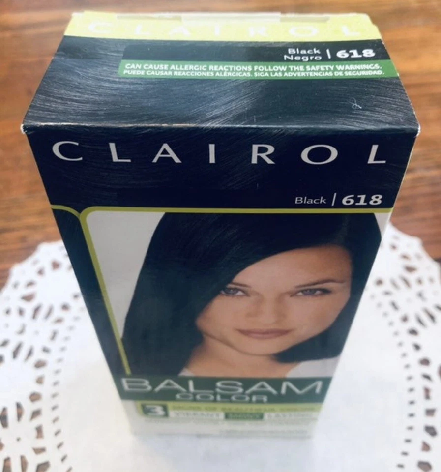 NUEVO Bálsamo Clairol Color de Cabello ~ 618 Negro Foto 2 de 4