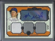 Kirk Nieuwenhuis 2013 Topps Museum Autograph Game Used Jersey #251/299