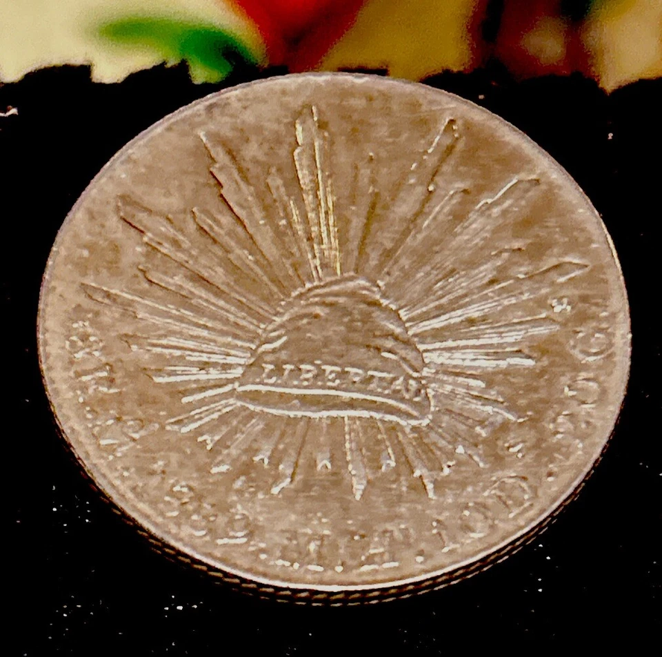 1889 Mo México Casa de Monedas 8 Real Hermosa GEMA Sin Circ. Corona plata 903 27gm Foto 2 de 4