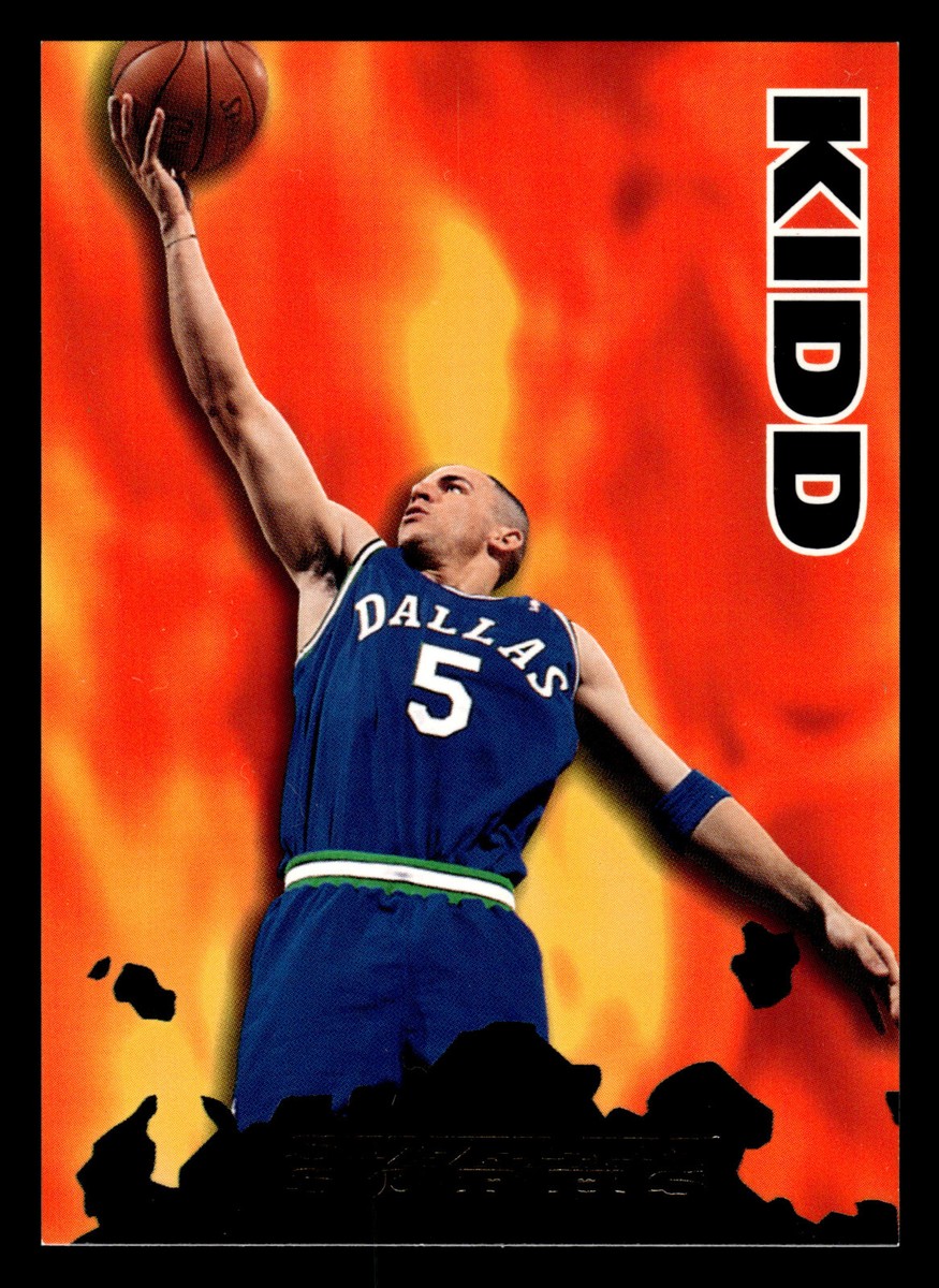1995-96 NBA Hoops Sizzlin' Sophs Jason Kidd #202 Dallas Mavericks