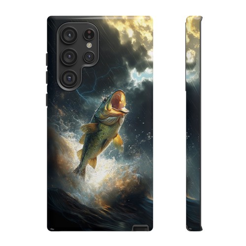 Big Mouth Bass Fish Thunderstorm River - Phone Case for iPhone, Galaxy, Pixel - 第 258/281 張圖片