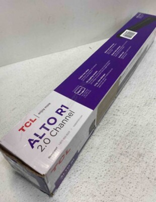 TCL Alto R1 Wireless 2.0 Channel Bluetooth WiFi Soundbar  Black New/Other
