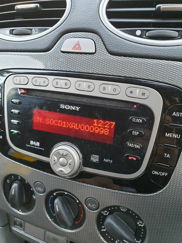 FORD V DECODE SERVICE SONY DAB 6 DISC 6000 CD RADIO ESTÉREO, MONDEO, FIESTA, TRÁNSITO - Imagen 7 de 7