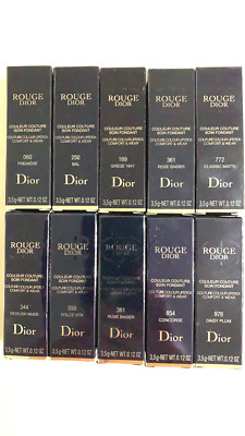 Dior Rouge Dior Couture Color Lipstick CHOOSE SHADE 0.12oz NIB