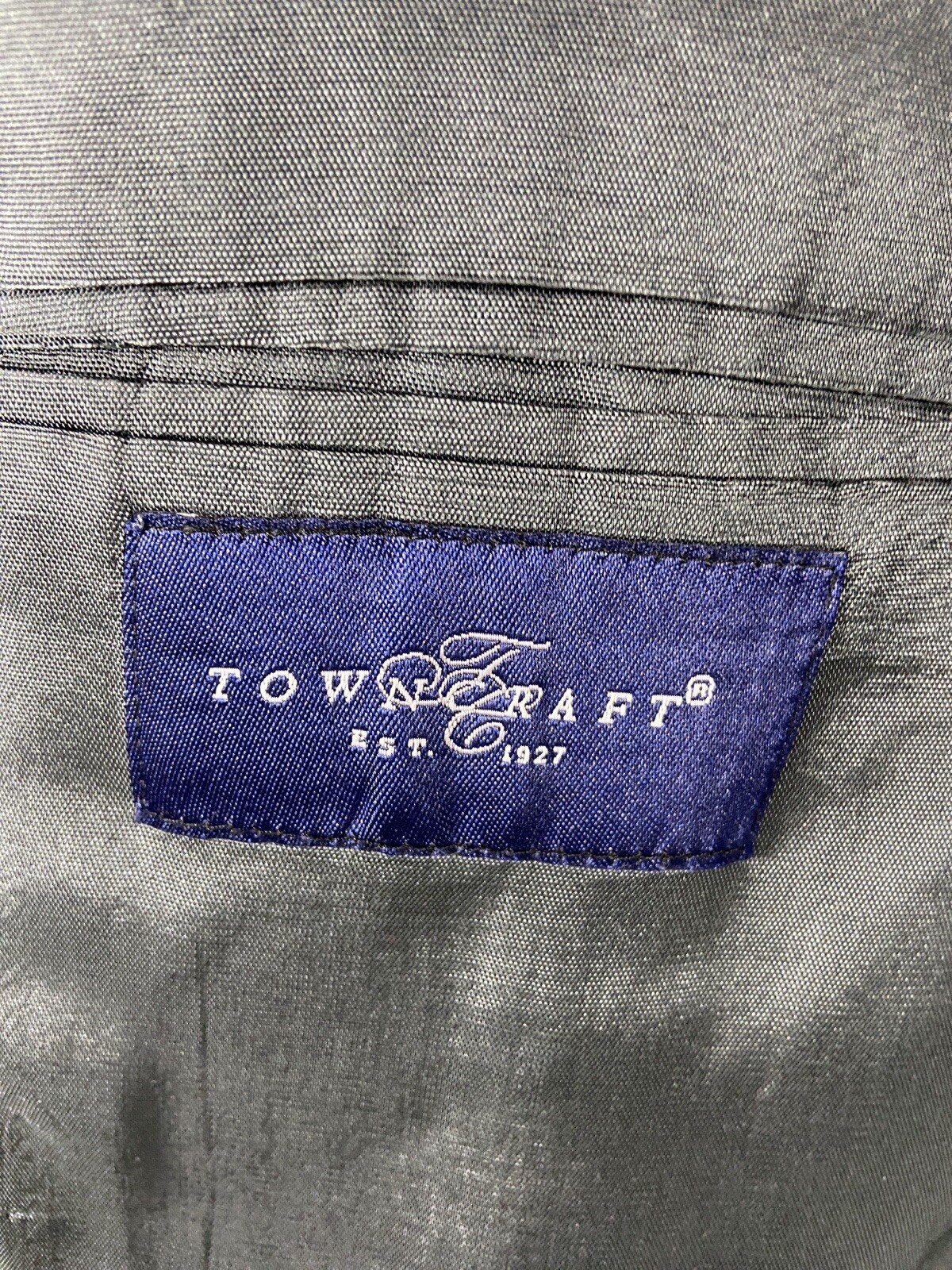 Towncraft Lambswool Herringbone 2 Button Blazer J… - image 4