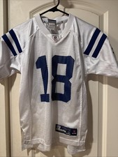 Indianapolis Colts Jersey Youth Med NFL Football Peyton Manning 18 Reebok