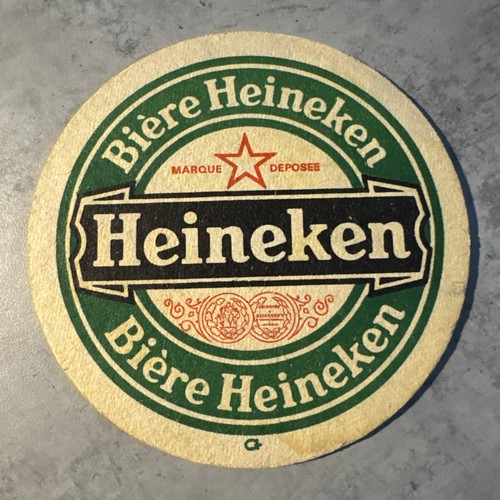 Bierdeckel Coaster Beermat Heineken #1054# Biere Heineken