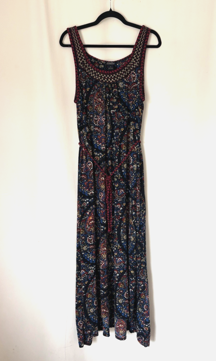 HOT Brand Boho Dress Lucky Brand Floral Maxi Dress Lucky - Main Image