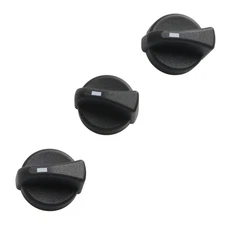 3Pcs AC Heater Control Knobs Replacement Parts For Peterbilt Models 1987-2011