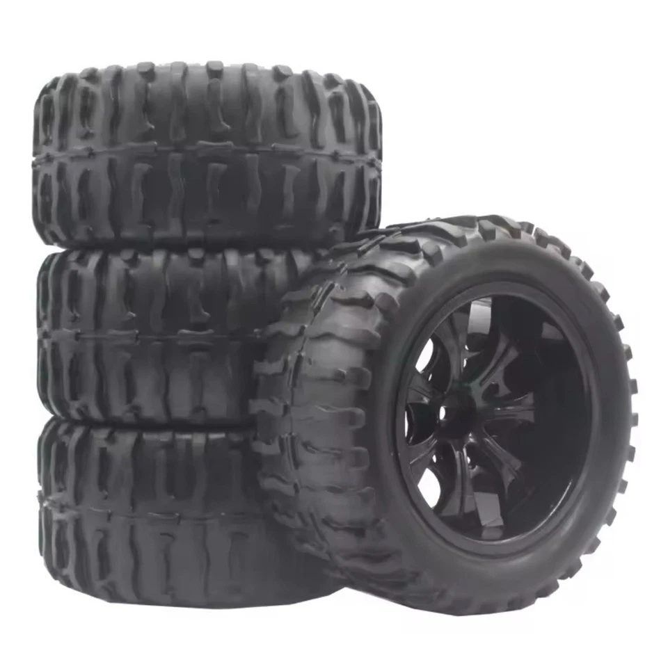 HSP 88015 1:10 Monster Truck Bigfoot HSP 94111 94108 94188 Set Of 4 Rims Tyres. - Image 2 of 4