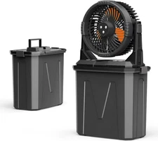 Portable Misting Fan with 9L Tank & 20,000Mah Battery - 3-Speed Outdoor Cooling