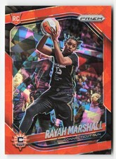 Rayah Marshall 2025 Panini Prizm WNBA #47 Orange Ice Prizms Connecticut Sun