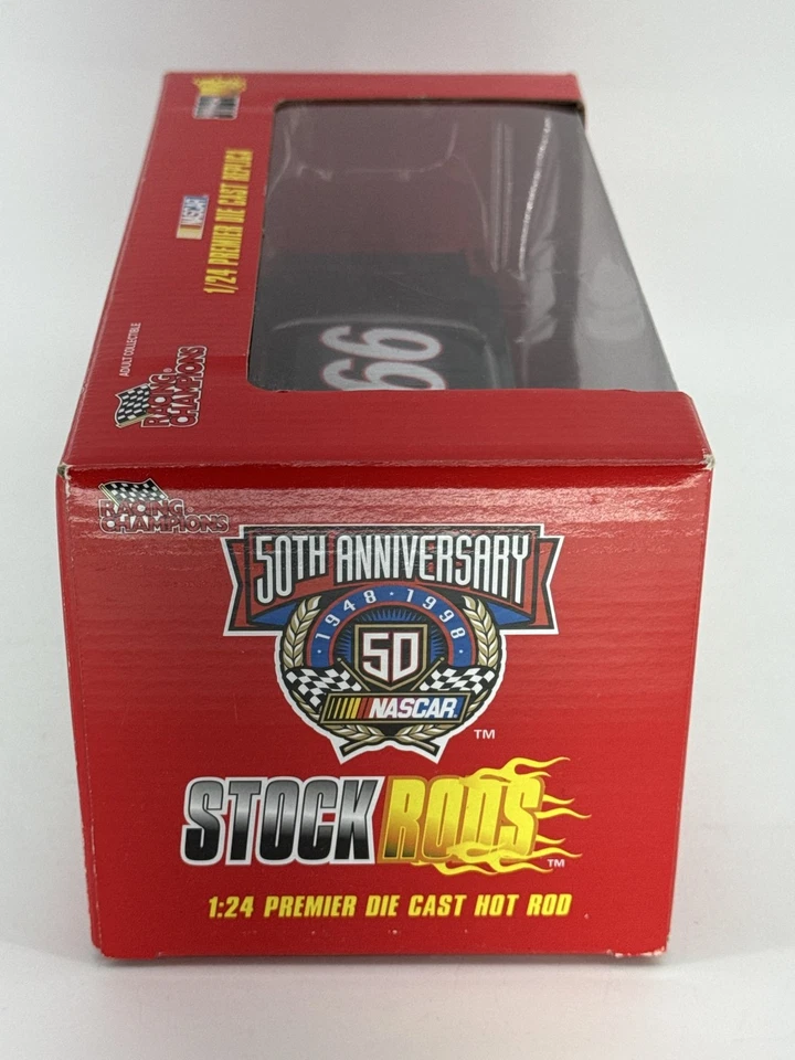 Chevy Bel Air 1962 Racing Champions Stock Rods 1:24 NASCAR 50 aniversario #66 Foto 4 de 4