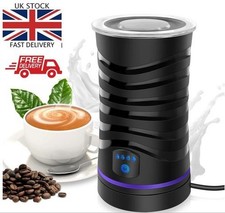 Electric Milk Frother 4 in 1 Automatic Frother Milk Steamer Latte Coffee Foam UK