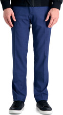 Premium Flex Slim Fit Fashion Dress Pants Blue