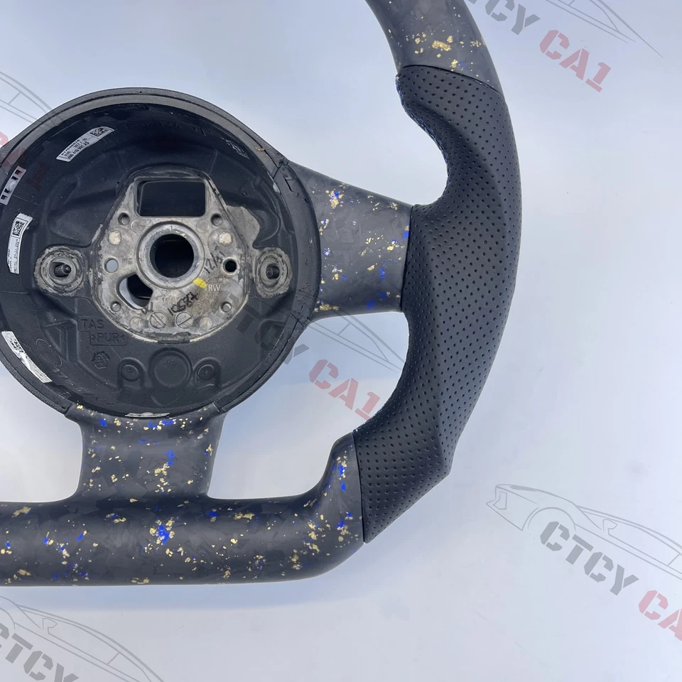 Custom Forged Carbon Fiber Steering Wheel for Lamborghini Gallardo 2004-2014 - Image 3 of 4