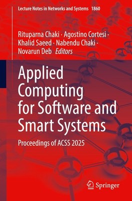 Applied Computing for Software and Smart Systems Rituparna Chaki