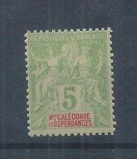New Caledonia stamps. 1892 Peace & Commerce 5c Fournier forgery MNH (AL249)
