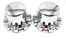 New Alcoa 087100S One Piece Rear Set Hub Cover System for 33 mm Hub Piloted Whee