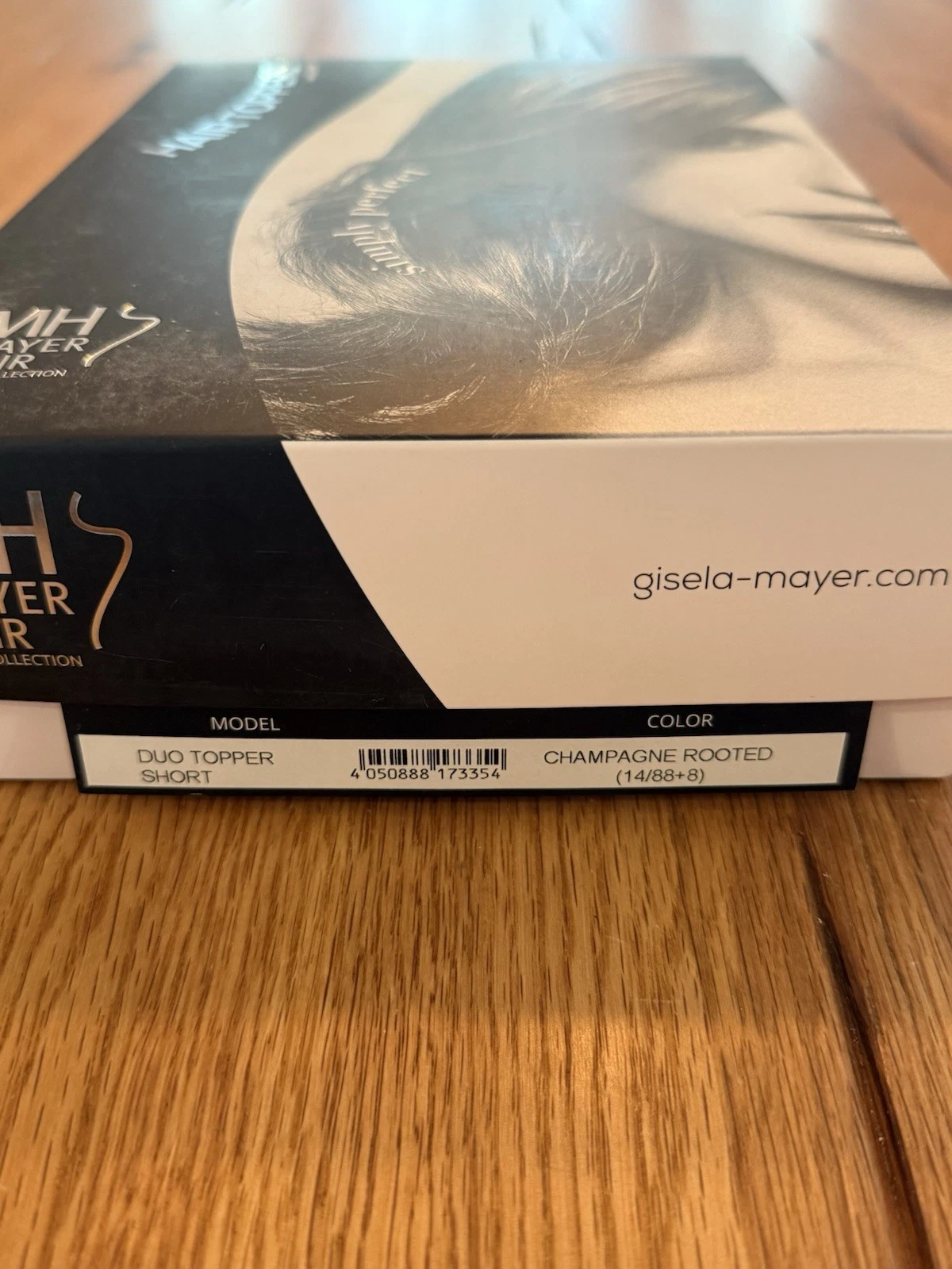 Gisela Mayer Hair Topper Duo Topper Short Champagne Rooted 14/88+8 Mono - New 4