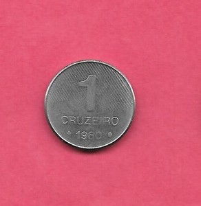 BRAZIL KM590 1980 XF-SUPER FINE NCIRCULATED CRUZEIRO OLD EXCELLENT COIN
